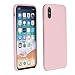 Produktbild Finoo Silikon dünne Handyhülle Stoßfest Slim Hülle Premium Innenfutter komptibel mit/geeignet für Apple iPhone 8 Plus Rosa