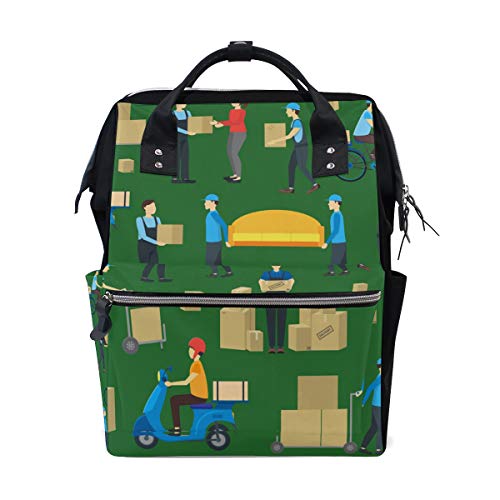 Preisvergleich Produktbild Arbeiter Fleißige Seriuos Große Kapazität Wickeltaschen Mumie Rucksack Multi Funktionen Windel Wickeltasche Tote Handtasche Für Kinder Babypflege Reise Täglichen Frauen