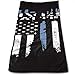 Produktbild OQUYCZ American Thin Blue Line Flag.jpg Bath Towels for Bathroom-Hotel-Spa-Kitchen-Set - Circlet Egyptian Microfiber - Highly Absorbent Hotel Quality Towels