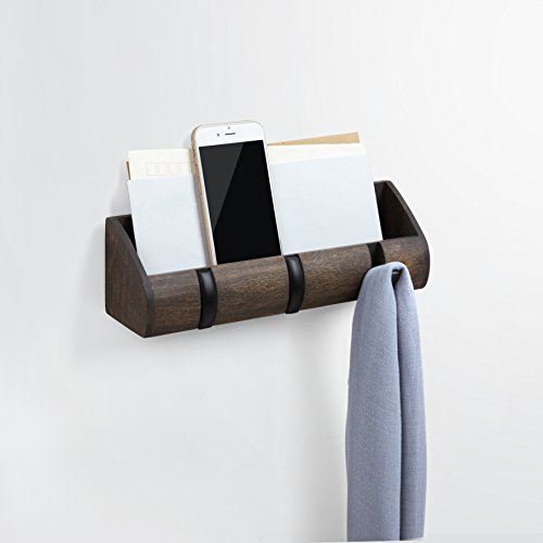 Umbra 1004250-048 Cubby Mini-Aufbewahrung, Holz, walnuss, 27,62 x 5,71 x 7,62 cm - 4