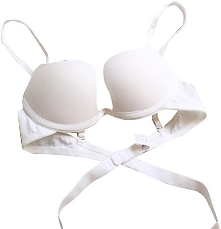 YipGrace Women's Luxury Comfortable Bras Seamless Push Up Underwear 85C White