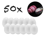 Ostereier Eier Plastikeier aus Styropor zur Deko Dekoration bemalen und basteln an Ostern