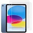 [TECH UK] 2 Pack for iPad 10th Generation Screen Protector 2022, 10.9 inch Tempered Glass Screen Film Guard for iPad 10 -Clear