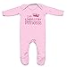 I Am Daddys Little Princess Baby Romper Sleep Suit (Baby Pink, 0-3m)