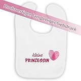 Kleine Windeltorte / Windelwagen rosa für Mädchen – mit Lätzchen „kleine Prinzessin“ – das perfekte Geschenk zur Geburt oder Taufe + gratis Klappkarte - 2