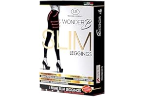 LR Wonder Company Slim Leggings Dimagrante Anti-cellilite in Tessuto Innergy® con Tecnologia Fir (Raggi Infrarossi) (S/M)