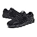 Produktbild Mode rutschfeste männer outdoor-sportarten schuhe allgleiches atmungsaktiv vorderseite schnürung männliche laufende rüttelschuhe casual sommer turnschuhe-schwarz 43