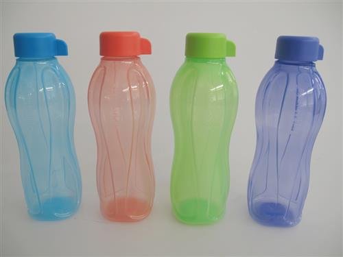 TUPPERWARE To Go Eco 500ml blau + lachs + grün+lila Flaschen Ecoflasche - 2