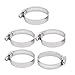 Produktbild Fash Lady 5 Stück 33mm bis 57mm Spannbereich 12mm Breite Metall Einstellbare Schlauchschelle Hoop