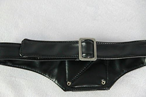 HiRudolph Cosplay Tokyo Ghoul Kaneki Ken Adjustable Zipper Masks PU Leather Cool Mask Black, Free