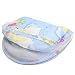 Foldable Baby Canopy Mosquito Anti-Bug Crib Net Tents Bed with Mattress Cushion and Pillow Blue