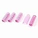 Move&Moving(TM) Plastic Hair Salon Roller Curling Tube 4 Pcs Pink