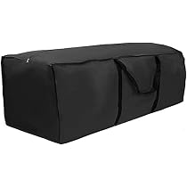 Housse De Rangement Coussins Jardin XXL – 210D Oxford Imperméable, Poignées Robustes, Protection UV Neige Gel, 173×76×51 Cm