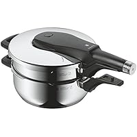 WMF Perfect Pro - Juego de 2 ollas a presión de 22 cm de 4,5 litros y 3 litros