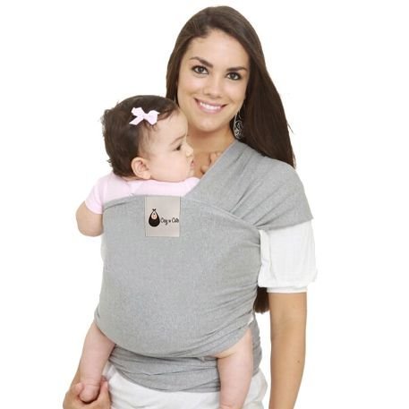 Summer Sale! Cosy n Cute Premium Quality Baby Carrier Sling Wrap. Ideal Comfort Supersoft Cotton Spandex Mix - Snug and Cozy fit - Suitable for Newborn Babies to Toddlers up to 30lbs