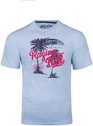 Raging Bull Beach Rugby Tee - Sky Blue XXL