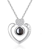 Grab Classy - I Love You in 100 Different Languages Necklace/Pendant: 