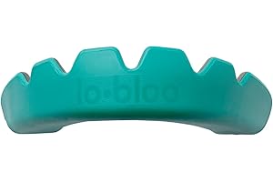 lobloo SLICK Paradenti Professionale Dual Density per sport ad Alto Contatto come MMA, Hockey, Calcio, Rugby. Taglia unica +14yrs (Menta)