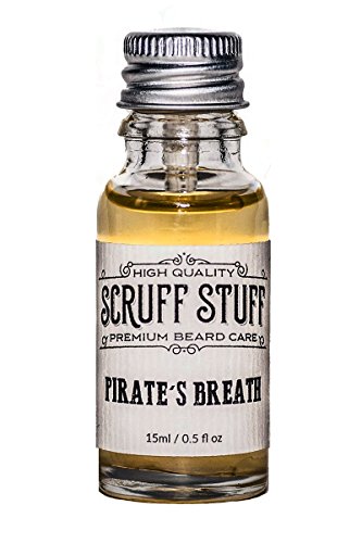 Beard Oil - Beard Conditioning Oil by Scruff Stuff - Scent: Pirate's Breath - The Ultimate Beard Grooming Product for Men