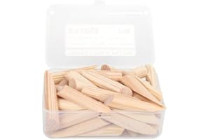 VIAGASAFAMIDO 50Pcs Tapones Agujero Bolsillo Madera, Kit Tapones Tornillos Carpintería, Herramientas Perforación Inclinada Pino Macizo Accesorios Localización