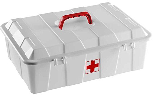 Preisvergleich Produktbild Kigima Hausapotheke Behälter 9l Medikamenteorganizer