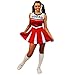 Produktbild I love Fancy Dress ilfd4060 X XL Damen Cheerleader Fancy Kleid Kostüm mit Squad Print und Faltenrock (2 x große)