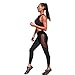 Produktbild TianWlio Leggings Damen Frauen Modische Mesh Leggings Fitness Hosen Gaze Yoga Pants Hoher Bund Joggen Leggings Sportbekleidung Workout Schwarz Fitness Leggings Yoga Leggings Sport Fitness