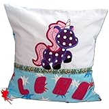 Einhorn Kuschelkissen mit Namen