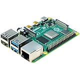 Raspberry Pi 4 Modèle B 4 Go ARM-Cortex-A72 4 x 1,50 GHz, 4 Go de RAM, WLAN-AC, Bluetooth 5, LAN, 4 x USB, 2 x Micro HDMI