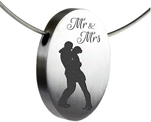 International Connection Engraved Item Stainless Steel Oval Pendant With Your Engraving – 