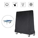 mesa ping pong exterior amazon 4 Fácil de limpiar y Conveniente almacenamiento : Simplemente puedes lavarlo con agua y dejarlo secar al sol.. Equipado con una bolsa de almacenamiento con cremallera para facilitar el almacenamiento.