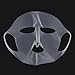 Pixnor Transparent Silicone Reuseable Waterproof Beauty Face Hydrating Mask Cover
