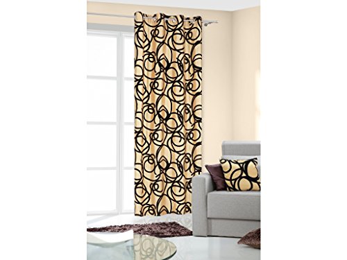 Preisvergleich Produktbild Vorhang IGA GOLD 140x250cm, Gardine, Ösenschal, Fensterdekoration