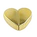 25ml Heart Shape Perfume Spray Bottle Atomizer Refillable Gift - Golden, 7*6.5cm