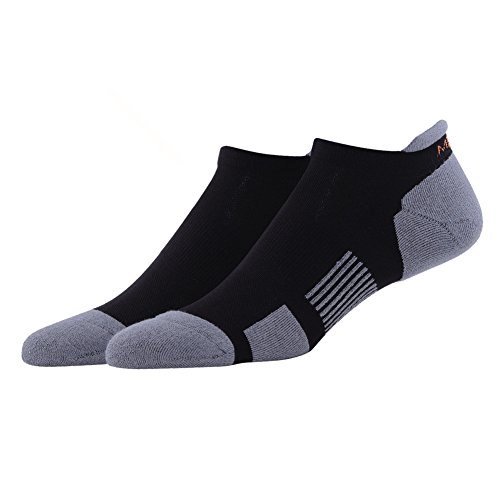 Running Socken, MEIKAN COOLMAX Laufsocken, Professionelle Sport- und Athletiksocken [1 Paar] schnell trocknend feuchtigkeitsableitend atmungsaktiv gegen Blasen Material geeignet zum Radfahren, Joggen, Rennen, Fahren, Wandern, Tennis, Marathon, Triathlon, für Herren und Damen