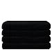 Produktbild Gallant 4 tlg Set Gästetücher schwarz Gästetuch Gasthandtuch Gästetücher 30 x 50 cm 100% Baumwolle Frottee Handtuch Set schwarz anthrazit