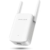 Mercusys ME60X, AX1500 &Ccedil;ift Bantlı Wi-Fi 6 Menzil Genişletici, 1 Gigabit Bağlantı Noktası ve 2 Harici Anten ile Geniş Bant/Wi