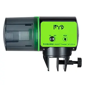 FYD Automatic Fish Feeder, Aquarium Auto Fish Feeder Food Timer Dispenser for Small Fish Tank, Vacation, Holidays