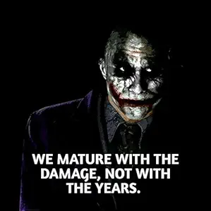 ISEE 360 The Joker Heath Ledger and Joaquin Phoenix Poster and Quotes for Large Size Wall Big Living Kids Boys Bed Room Multicolor Home Decor HD Poster L X H 10 x 16 Inches