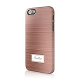  Personalizado Oro Rosa teléfono móvil Carcasa rígida Custom Tirita iniciales nombre texto Trendy Fashion regalo presente metálico con purpurina, plástico, 02, iPhone 6 Plus & 6s Plus