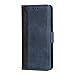 Produktbild Huawei P9 Plus Hülle, SONWO Premium Retro PU Leder Flip Brieftasche andyhülle mit Magnetverschluss, Kartenfächer und Ständer Funktion für Huawei P9 Plus, Blau