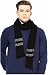 Brandonn Woollen Black Ribbed Muffler Cum Scarf ( 28 cm x 167 cm) RS.399.00
