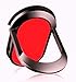 Produktbild cc7sheep Handy Fingerhalter Halterung Smartphone Tisch-Ständer 360° drehbar Ring-Finger-Halter Griff Apple iPhone 6S 7 8 10 X Plus Samsung Galaxy S7 8 LG HTC Huawei Cubot Sport Rot