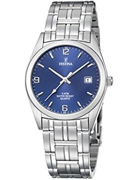 Festina Herren-Armbanduhr XL Klassik Analog Edelstahl F8825/2