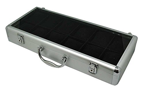 Alu Uhrenkoffer fr 12 groe Uhren Schaukasten Uhrenbox schwarz 4738 Alu Uhrenkoffer fr 12 groe Uhren Schaukasten Uhrenbox schwarz 4738