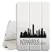 Produktbild STPlus Indianapolis, Indiana USA Vereinigte Staaten von Amerika Stadt Skyline Silhouette Postkarte Smartcover Schutzhülle Schutz Hülle Case mit Standfunktion / Sleep / Wake up für Apple iPad Air 2