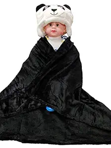 NISHIRE Baby Kid Wrapper Blanket Cum Bathrobe Flannel Material for Boys and Girls