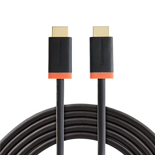 CableCreation Hochgeschwindigkeits -HDMI-Kabel-6.5 Feet / 2M, Unterstützung 3D, 4K, 2K, Ethernet und Audio Return, für PS3, PS4, X-Box usw., neueste Version Schwarz Farbe - 2
