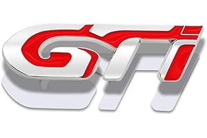 ESUKAR Autocollant EmblèMe Logo Voiture, pour Peugeot GTI 206 208 308 307 207 208 3008 407 508 2008 RCZ Voiture Avant Pare-Chocs Arrière Tronc Emblème Corps Côté Emblème de Logo Lettres,D