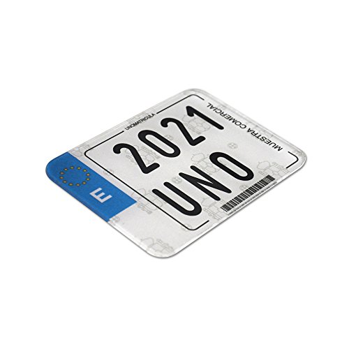 Matricula acrílica de moto Enduro homologada de alto impacto